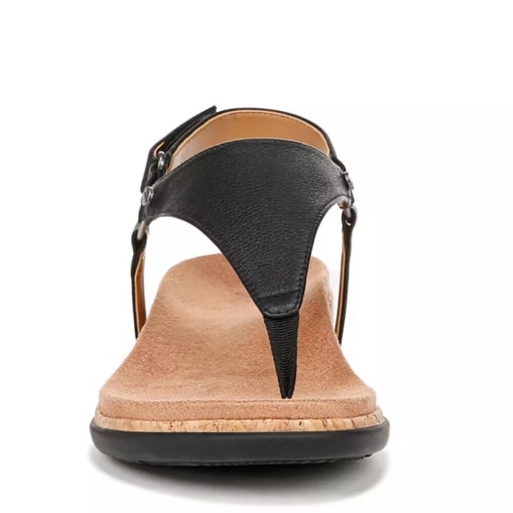 Vionic Kirra II Wedge Sandal - Black Size 9.5